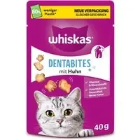 Rabatter Whiskas Dentabites – Med kyckling 40 g