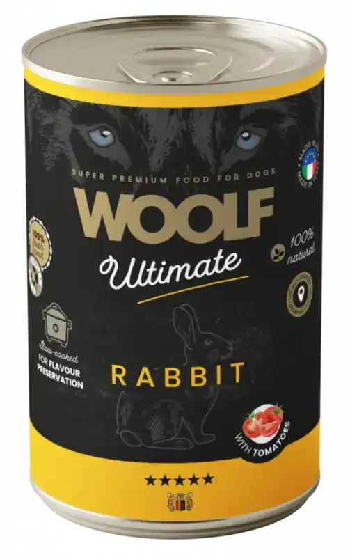 Rabbit and Tomato Våtfoder för Hund – 6 x 400 g Kampanj