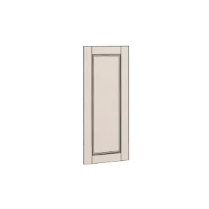 Ramlucka i ask med dekorlist, för högskåp – 40×120 cm