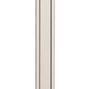 Ramlucka i ask med dekorlist, för högskåp – 40×200 cm
