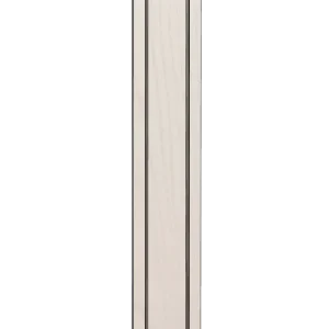 Ramlucka i ask med dekorlist, för högskåp – 40×220 cm