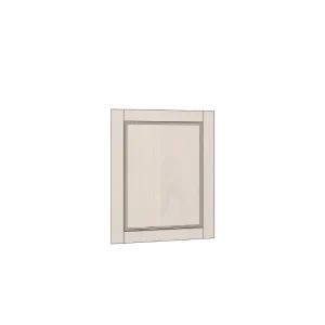 Ramlucka i ask med dekorlist, för väggskåp – 60×80 cm