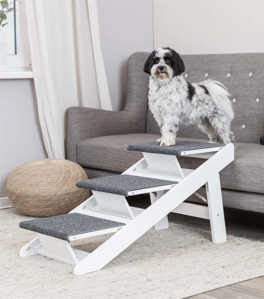Ramp Utfällbara Steg 106cm Vit