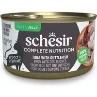 Rea Schesir Complete Nutrition filé i gelé 6 x 85 g – Tonfisk med bläckfisk