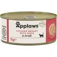 Reapris Applaws i buljong 6 x 70 g – Kycklingbröst & anka