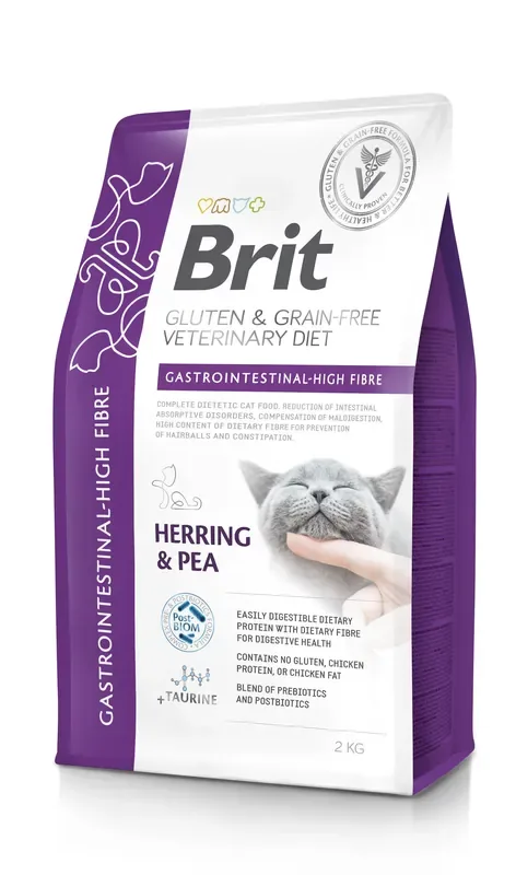 Reapris Brit GF Vet Diet Cat Gastrointestinal High Fibre för katt