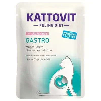 Reapris Kattovit Gastro lax & ris för katter 24 x 85 g