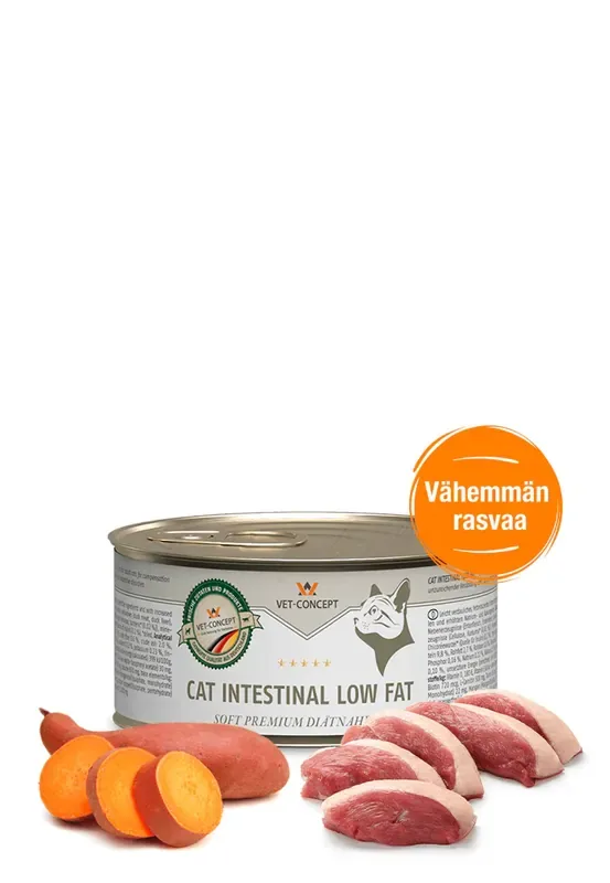 Reapris Vet Concept Cat Menu intestinal low fat 6 x 100 g för katter