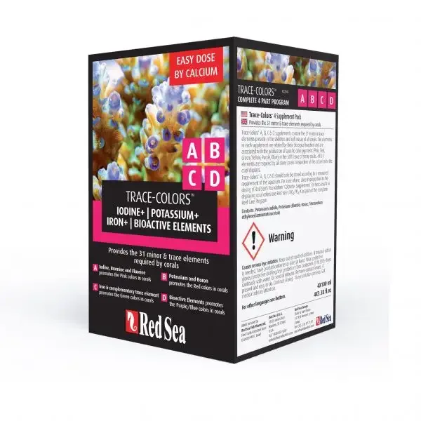 Red Sea Coral Colors ABCD 4x100ml