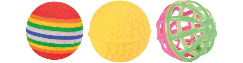 Regnbågsbollar 3-p