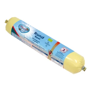 Renske Organic freshly steamed nötkött våtfoder hund (korv 500 g)