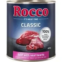 Rocco Classic 6 x 800 g – Nötkött & kalvhjärta Utförsäljning