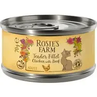 Rosie‘s Farm Tender Filet 12 x 70 g – Kyckling med nötkött Begränsat antal