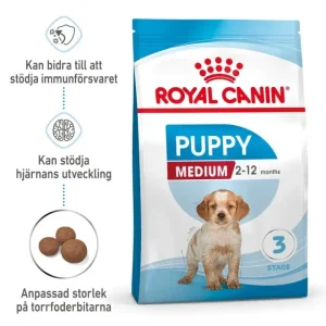 Royal Canin Medium Puppy torrfoder för hundvalp | Arken Zoo