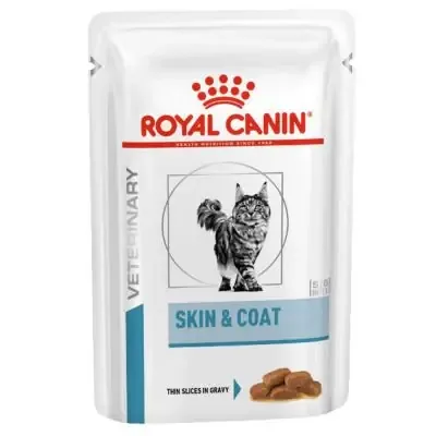 Royal Canin Veterinary Diets Derma Skin & Coat Pouch våtfoder 85g PROVFÖRPACKNING Handla nu
