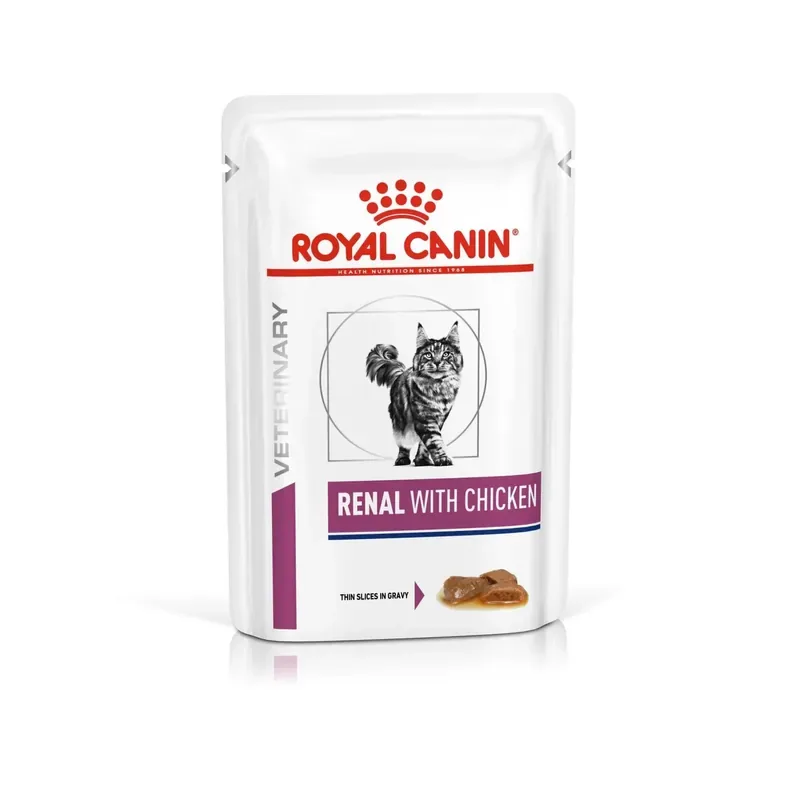 Royal Canin Veterinary Diets Vital Renal Chicken våtfoder för katt 85 g Rabatter
