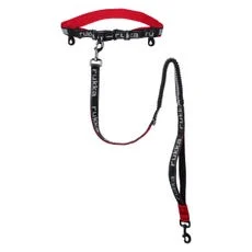 Rukka Pets Hike bälte+koppel – svart/röd