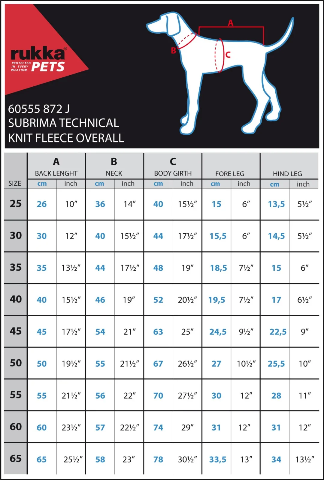 Rukka Pets Subrima Fleeceoverall - Image 2