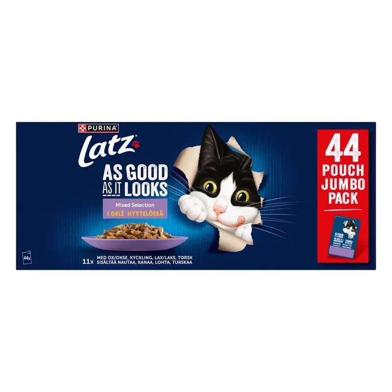 Säker betalning Agail Mixed Selection i Géle Våtfoder 44x85g