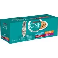 Säker betalning Mixpack PURINA ONE Adult 40 x 85 g – Blandat urval