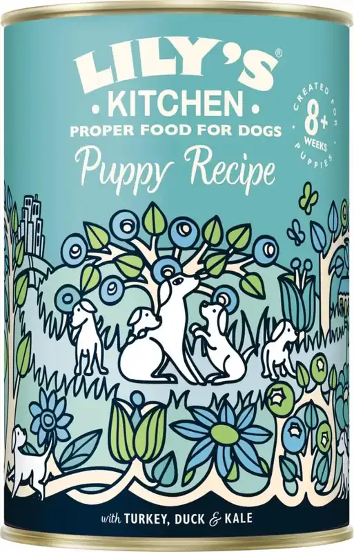 Säker betalning Puppy Recipe Turkey & Duck Våtfoder för Valpar – 6 x 400 g