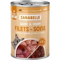 Sanabelle Meat in Sauce 6 x 380 g – Gås & kyckling Rea