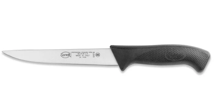 Sanelli filékniv 18 cm svart