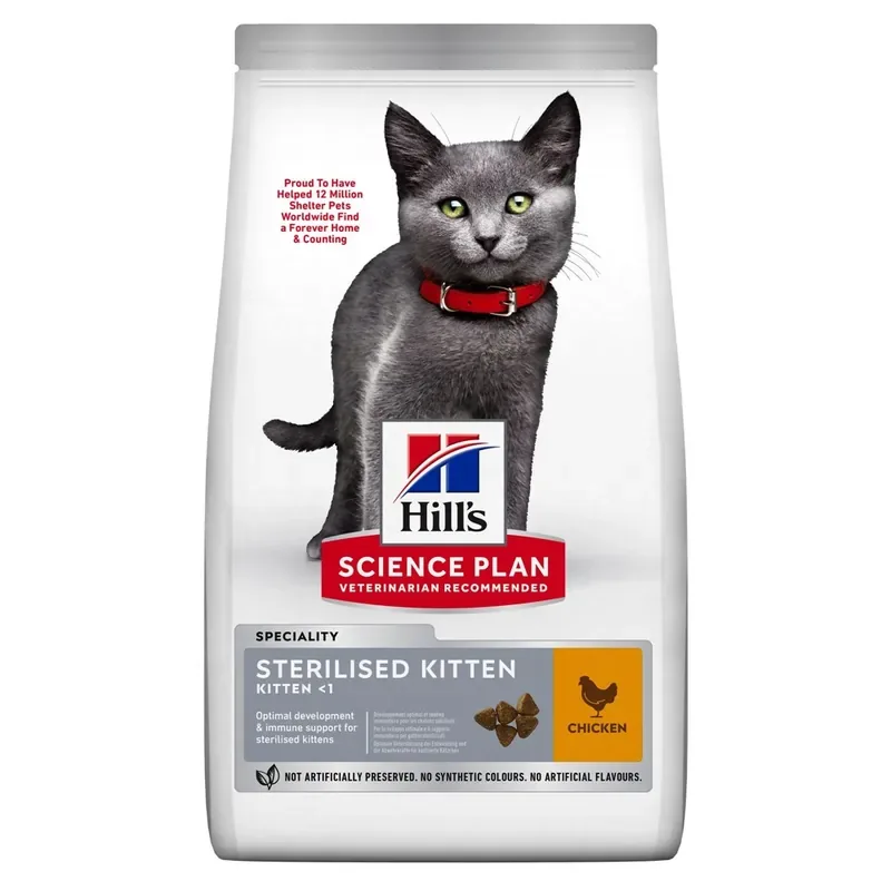 Sänkt pris Hill‘s Science Plan Sterilised Kitten Chicken 10 kg