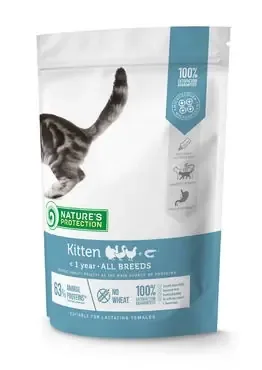 Sänkt pris Nature‘s Protection Kitten fågel & krill 400 g för katter