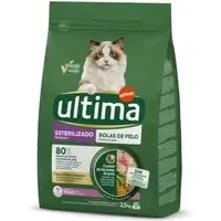 Sänkt pris Ultima Sterilized Hairball med kalkon – Ekonomipack 2 x 2,5 kg