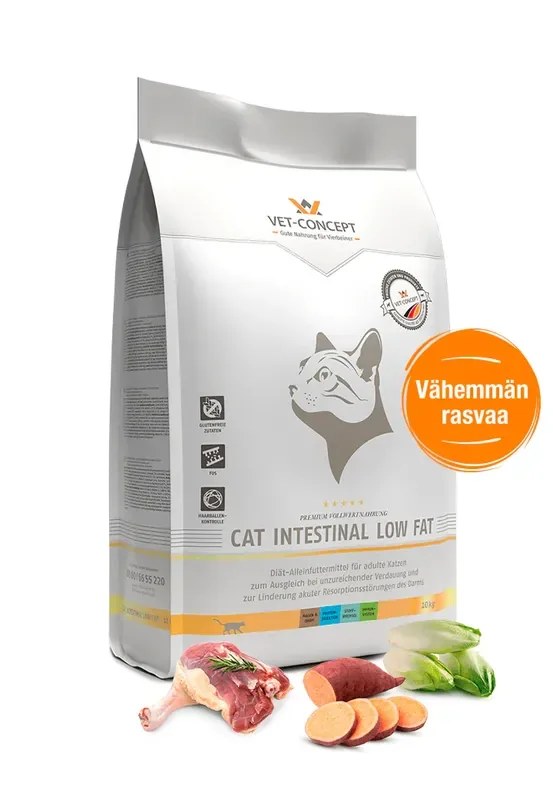 Sänkt pris Vet Concept Cat Intestinal Low Fat 400 g för katter