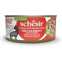 Schesir Complete Nutrition filé i gelé 6 x 140 g – Tonfisk med räkor Beställ nu