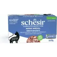 Schesir Complete Nutrition filé i gelé 6 x 50 g – Tonfisk med vit fisk Snabb leverans