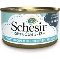 Schesir Kitten i gelé – Tonfisk med Aloe 6 x 85 g Sista chansen