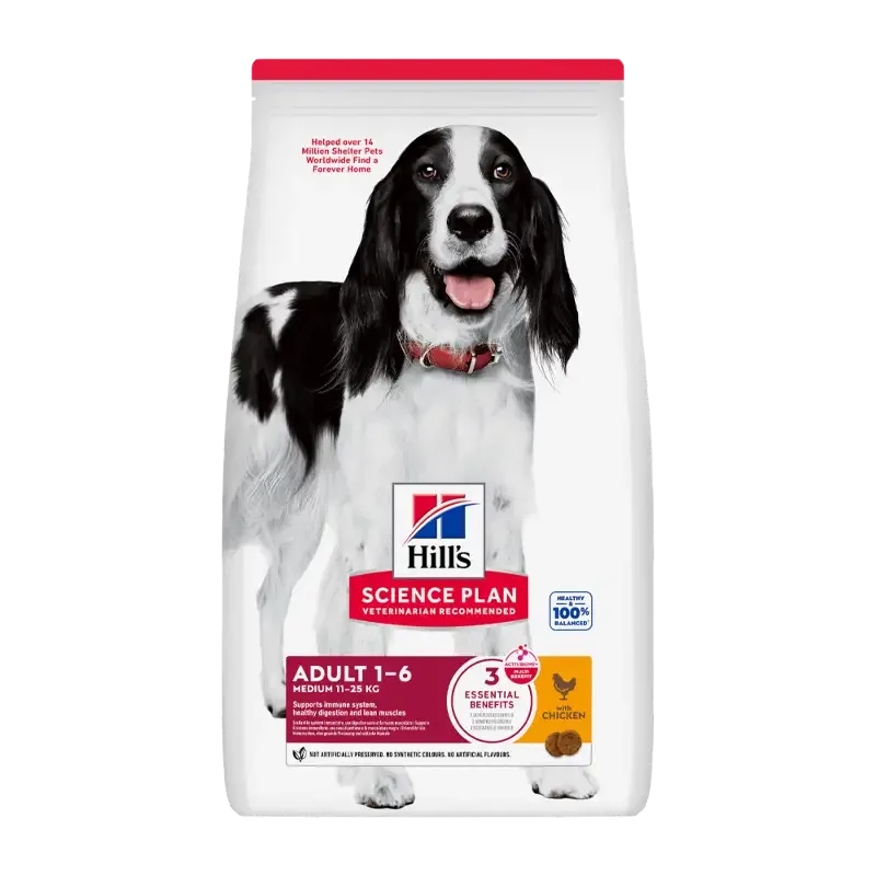 Science Plan Canine Adult Medium Lamb&rice – 2.5 KG