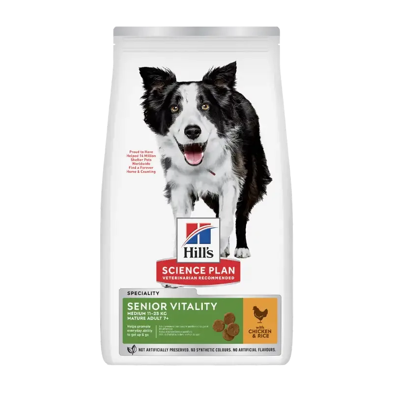 Science Plan Canine Senior Vitality Medium Chicken