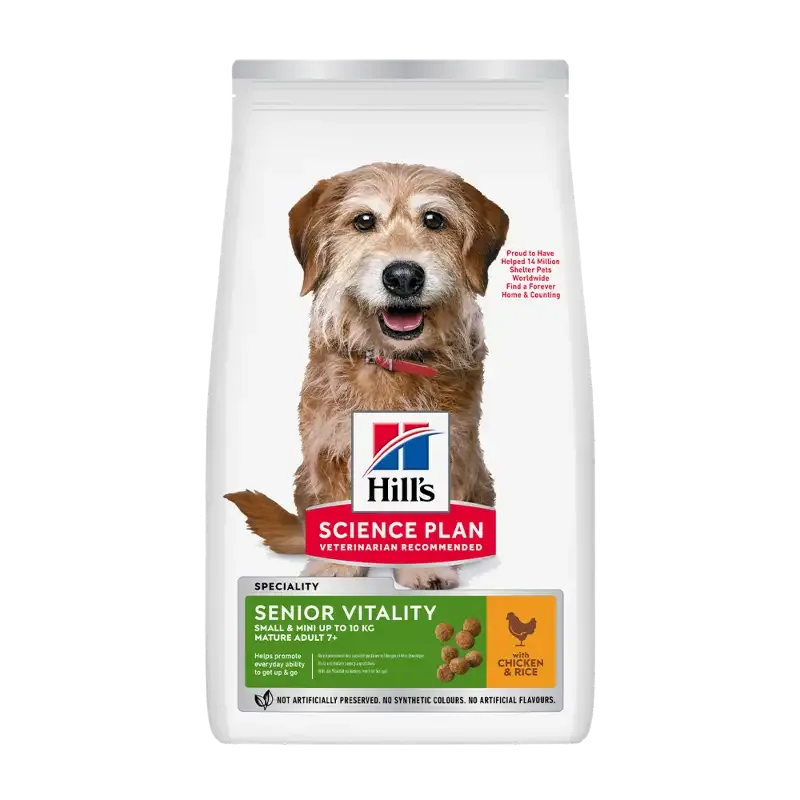 Science Plan Canine Senior Vitality Small&mini Chicken
