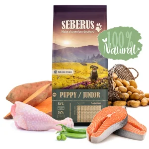 Seberus Puppy Junior - naturligt spannmålsfritt hundfoder