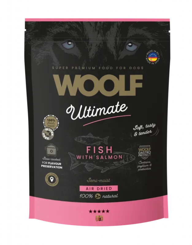 Semi-Moist Salmon Torrfoder för Hund – 1 kg Lågt pris
