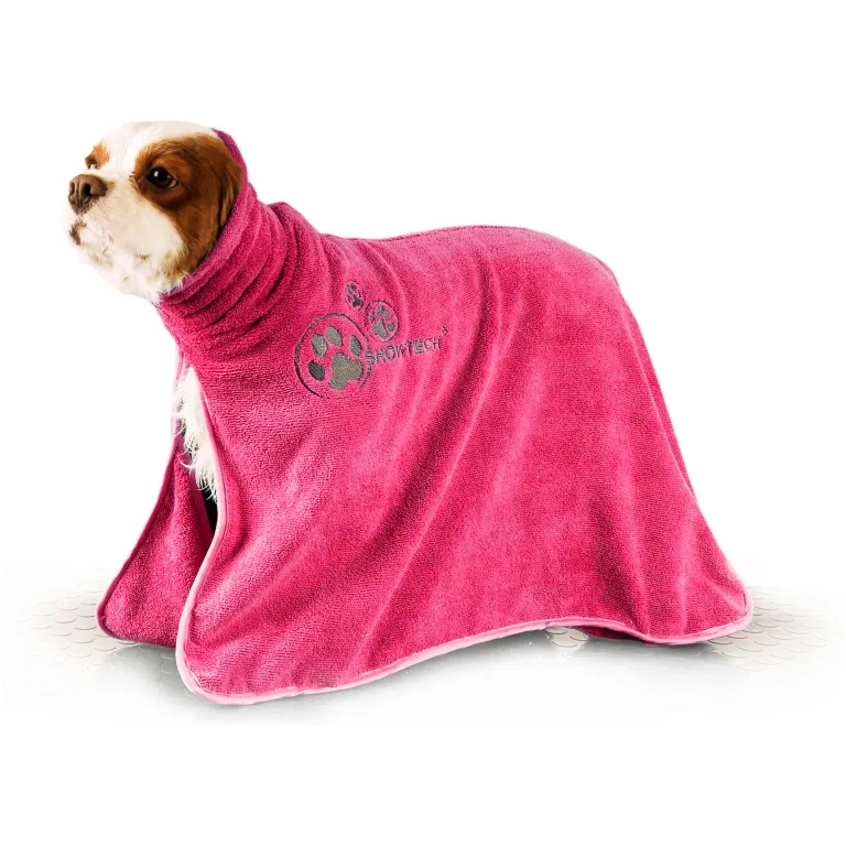 Showtech Dry Dude badrock hund – rosa