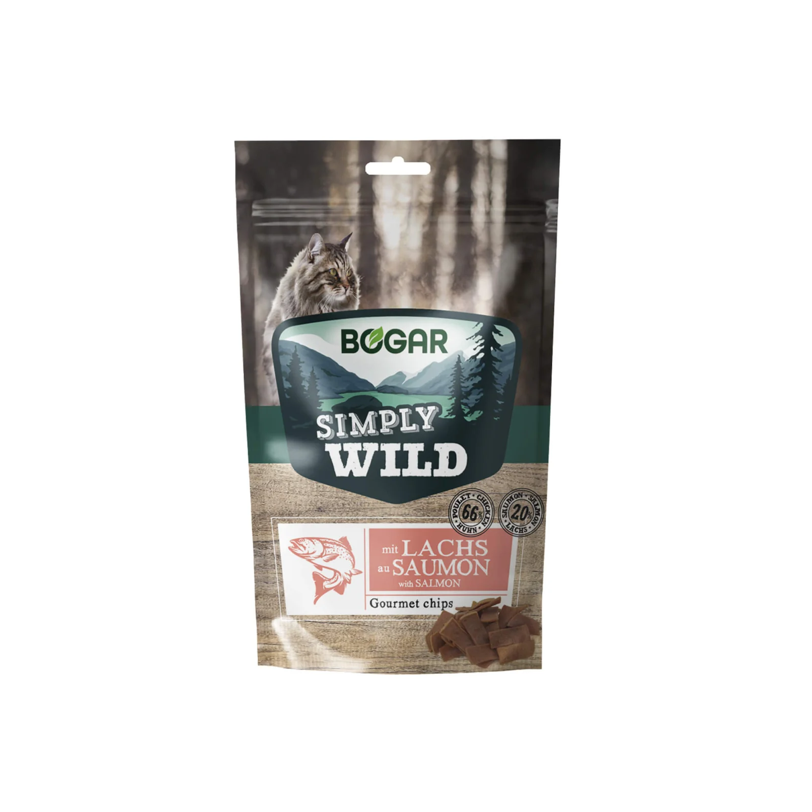 Simply Wild Meat Chips Salmon 50g