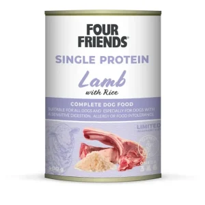 Single Protein Lamb & Rice Våtfoder för hund – 6 st x 400 g Premium