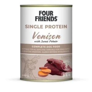 Single Protein Venison & Sweet Potato Våtfoder för hund – 6 st x 400 g Reapris