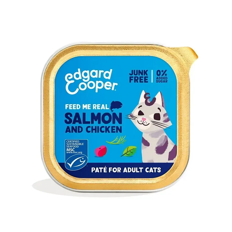 Sista chansen Edgard&Cooper Cat Salmon & Chicken 85 g
