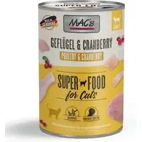 Sista chansen Ekonomipack MAC‘s Cat kattfoder 12 x 400 g – Fjäderfä & tranbär