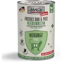 Sista chansen Ekonomipack MAC‘s CAT Vetcare Kidney Diet 24 x 400 g – Färskt nötkött & kalkon