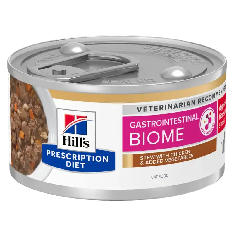 Sista chansen Hill‘s Gastrointestinal Biome Stress våtfoder för katter 24 x 82 g