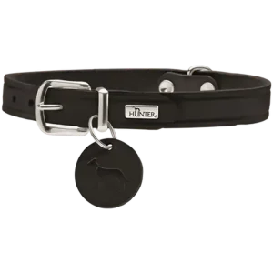 Sista chansen Hundhalsband Aalborg Svart 47 Halsmått 3743cm