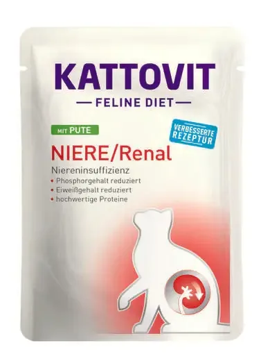 Sista chansen Kattovit Niere/Renal Kalkon för katter 24 x 85 g