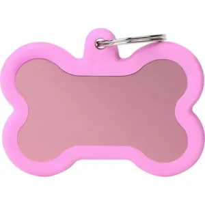 Sista chansen MyFamily ID-bricka hush, ben XL rosa, gummi rosa
